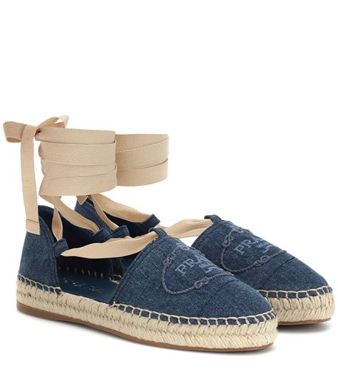 prada espadrilles denim summer 2019